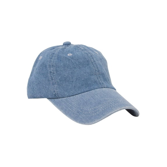 Snow Denim Washed Adjustable Unstructured Cap