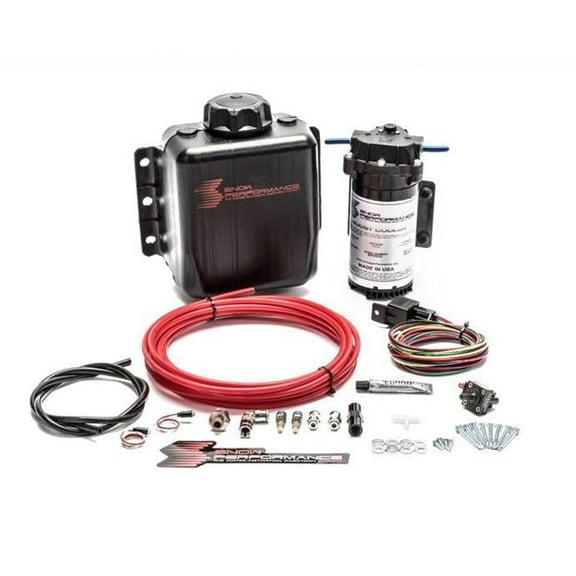 Snow Diesel Stage 1 Boost Cooler Water-Methanol Injection Kit (Red High Temp