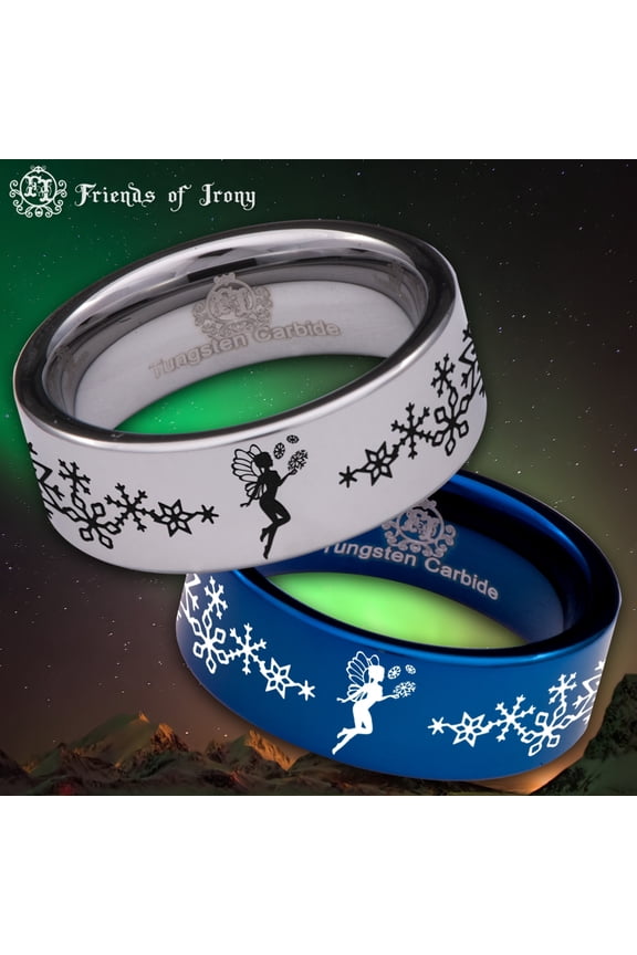 Snow Fairy Tungsten Carbide Ring