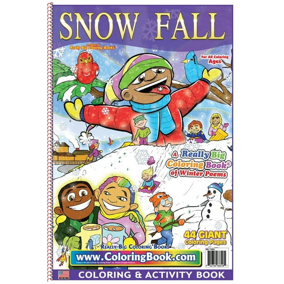 Snow Fall Really Big Coloring Book