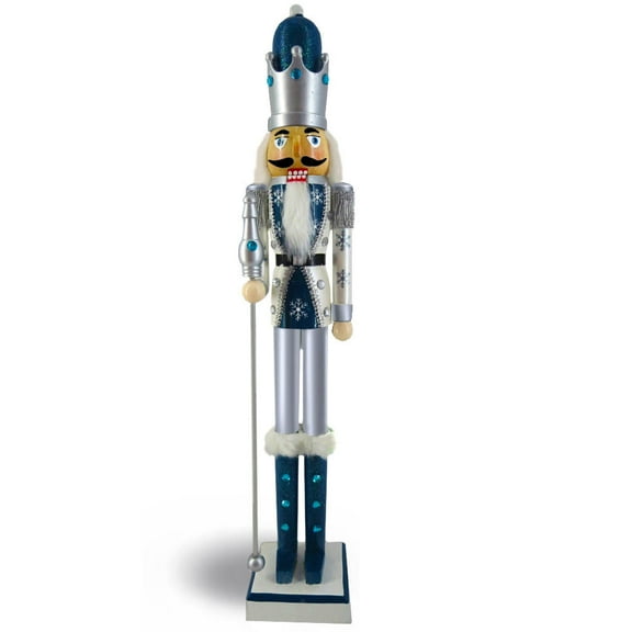 Snow Fantasy Nutcracker Blue Slim White Jacket 20 inch