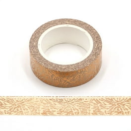 Solid Foil Washi Tape Decorative Self Adhesive Masking Tape 15mm x 10  Meters (Gold+Silver+Rose Gold) 