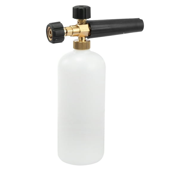 Snow Foam Lance Pressure Washer Jet Nozzle Foam Blaster Gold Tone for Karcher Pro Pressure Washer