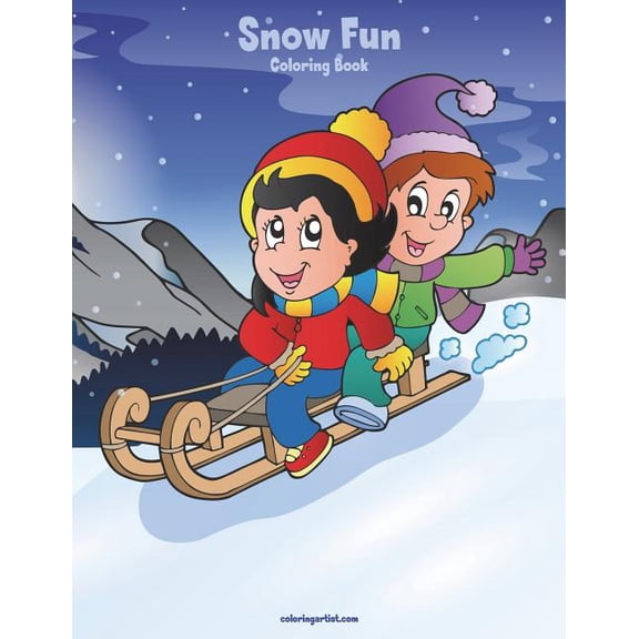 Snow Fun Snow Fun Coloring Book 1, Book 1, (Paperback)