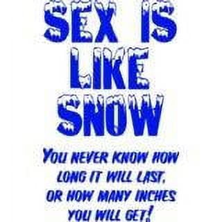 Snow - Girls Boys Bed Room - Picture Art - Peel & Stick Vinyl Wall Decal Sticker 20x10