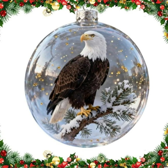Snow Globe Christmas Decor under $5! Cagogo Christmas Tree Bird Decorative Pendant, Festive Bird Ornaments for Holiday Tree, Christmas Bird Theme Hanging Decor, Winter Season Home
