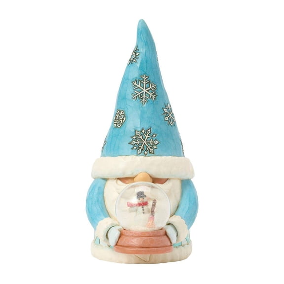Snow Globe Dreams - Gnome with Mini Globe Figurine