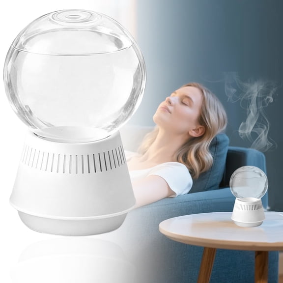 Snow Globe-Shaped Inverted Aromatherapy - Automatic Air Freshener 360-Degree Scent Dispersion, Natural Long-Lasting Fragrance for Home, Car or Bathroom Sweet Osmanthus 300ml