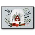 thumbnail image 1 of Snow Globe Village Collection A - Framed Gallery Wrapped Holiday Canvas - 17 x 25 - Black Frame, 1 of 9