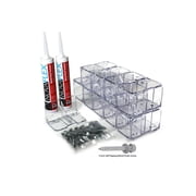 Snow Guards for Metal and Steel Roofs 20 Snojax II Guards, Screws, and Sealant Kit
