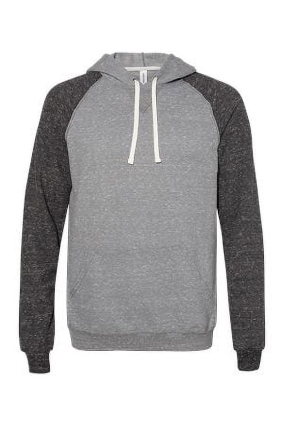 Snow Heather French Terry Pullover Hood Sweatshirt