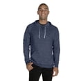 thumbnail image 1 of Snow Heather Raglan Hooded Sweatshirt - Cozy Up Sustainably, 1 of 3