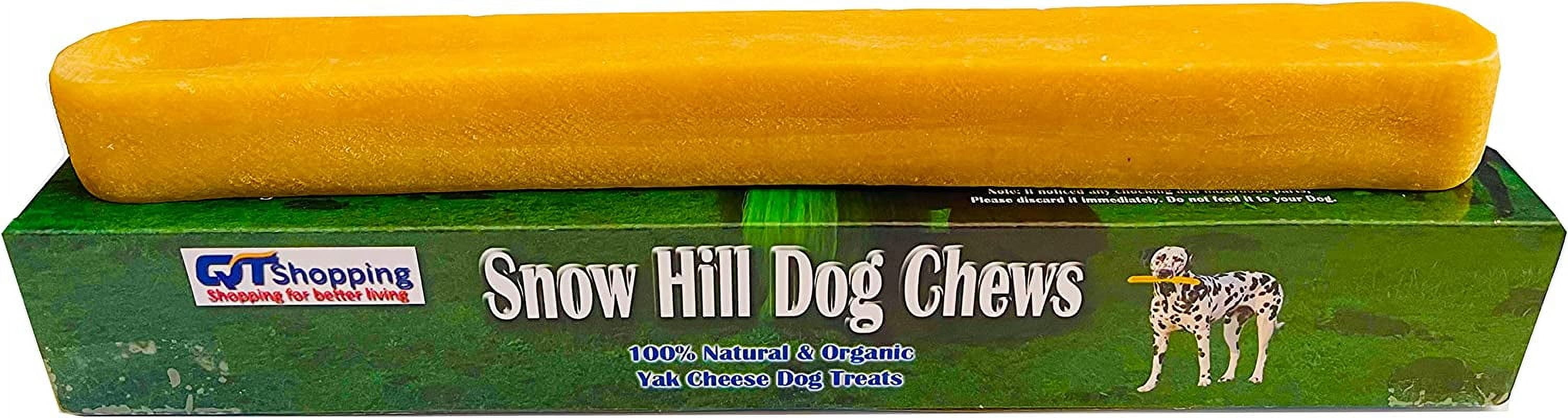 Snow Hill Himalayan Golden Yak Cheese Dog Chews Triple XL Monster 13-14 Oz / 11-13 IN Long Natural Healthy Safe Yak Cheese Treats Keeps Dogs Busy Enjoying Indoors Outdoor