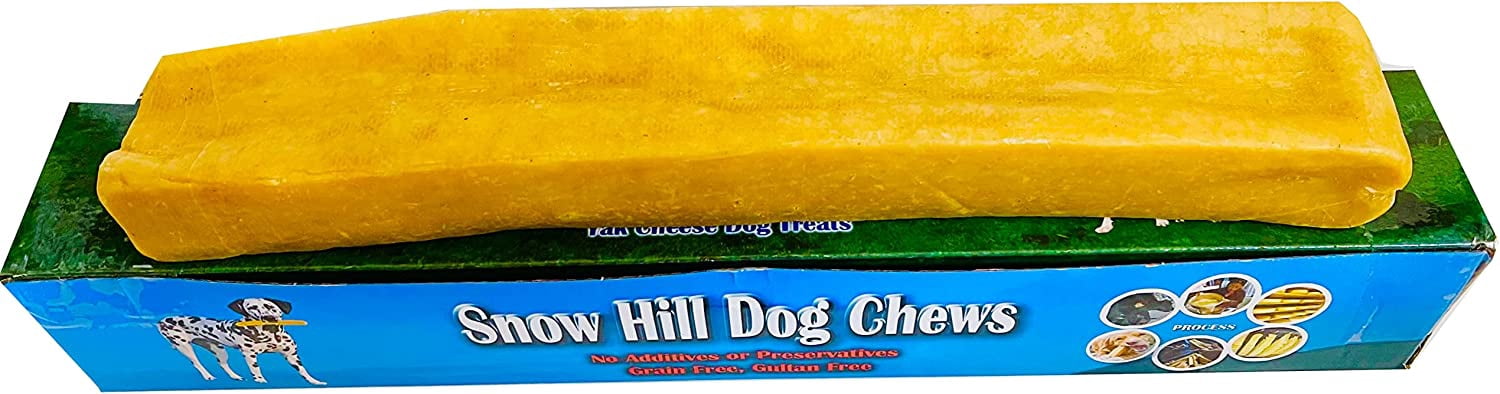 Snow Hill Himalayan Yak Cheese Dog Chews 12-14 Oz Double Extra Monster Natural Healthy Organic Dog Treats Yak Cheese Golden Bone Snacks Keeps Dogs Busy Enjoying, Indoors & Outdoors