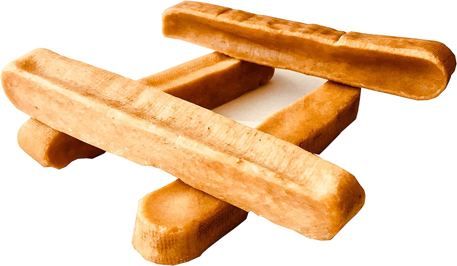 Snow Hill Natural Himalayan Yak Cheese Dog Chews XXL Monster 4 Pcs Long Lasting Natural Organic Protein-Rich Golden Bone Dog Treats Improved Oral Health - Yaky Cheese of Himalayas
