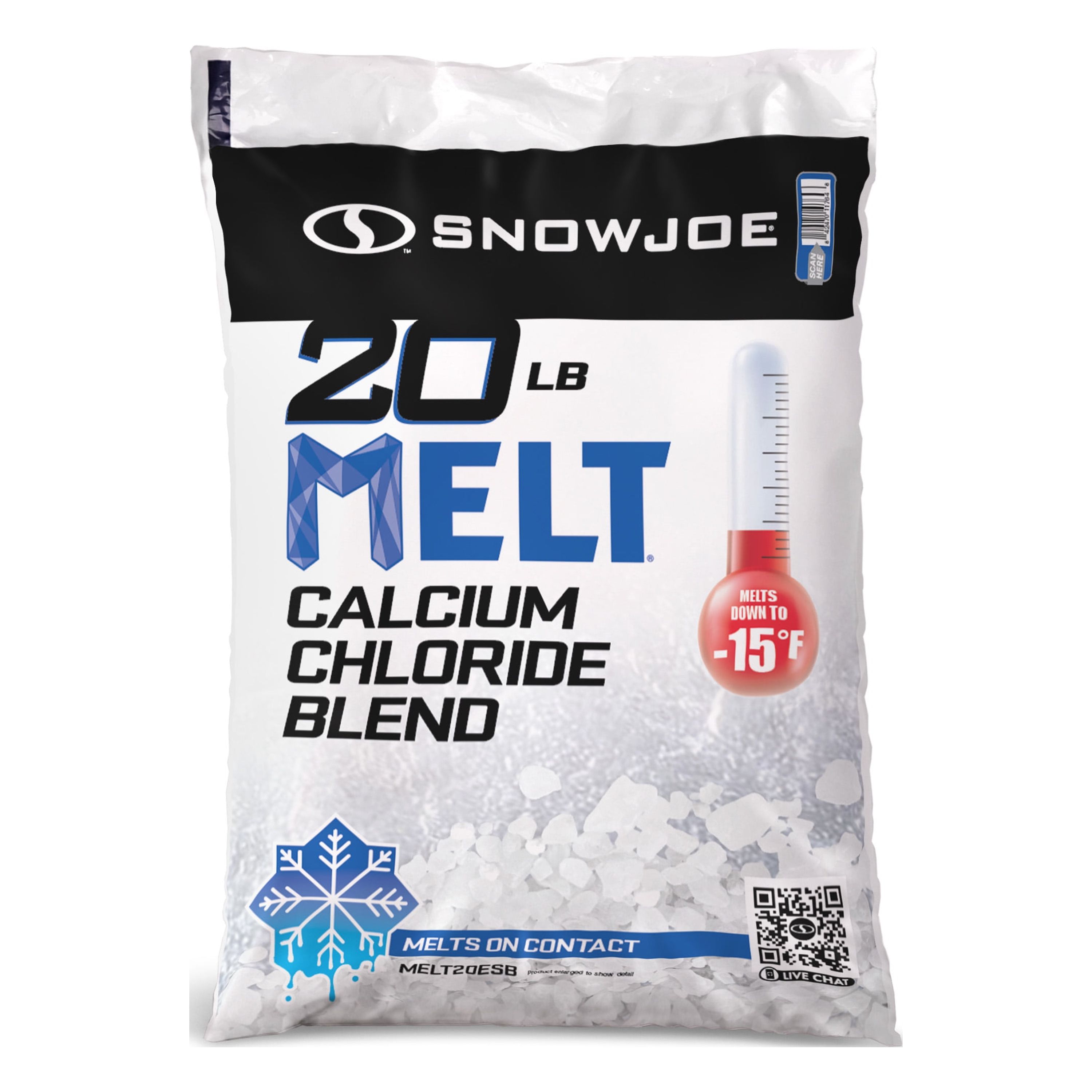 Snow Joe 20lb Calcium Chloride Ice Melt Blend - image 1 of 8