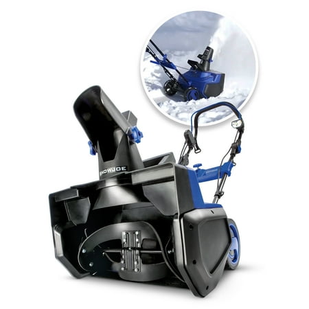 Snow Joe - 120-Volt 21-Inch Single Stage Electric Snow Blower - Blue