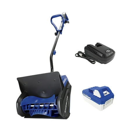 Snow Joe 24V 4Ah Cordless Snow Shovel Kit, Driveway Winter Snow Removal, Blue, 24V-SS13