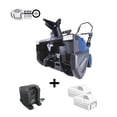 thumbnail image 1 of Open Box Snow Joe IONMAX Cordless Snow Blower with Electric Engine Type, 24V, Blue, 24V-X2-SB22, 1 of 8