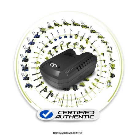 Snow Joe - 24VCHRG-QC iON+ Quick Charge Dock for iBAT24 and 24VBAT Series Batteries - Black