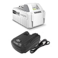thumbnail image 1 of Snow Joe Dual-Port Quick Charger & Rechargeable EcoSharp Pro Lithium-Ion Battery, 1 of 1