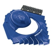 Snow Joe Ice & Snow Scraper Tool, Squeegee Brush, Windshield Wiper Notch