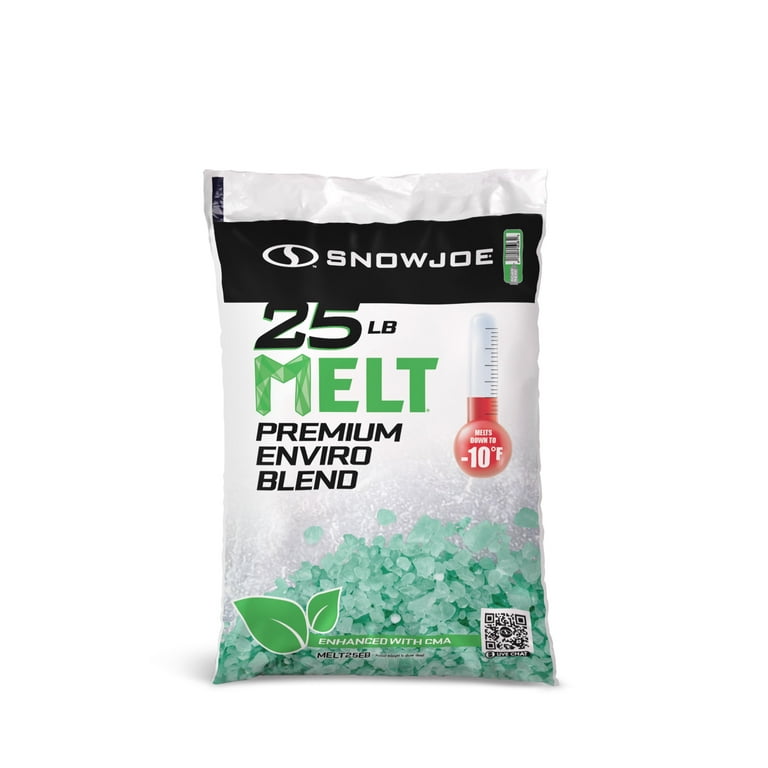 Snow Joe Premium Blend Ice Melter 25 lb Bag With CMA, Safer De