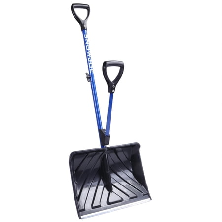 Snow Joe Shovelution Strain-Reducing Snow Removal Shovel, Spring Assisted Handle, 18 Inch