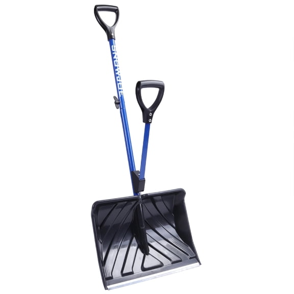 Snow Joe Shovelution Strain-Reducing Snow Removal Shovel, Spring Assisted Handle, 18 Inch