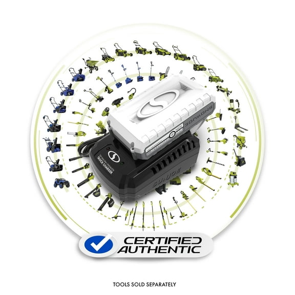 Snow Joe + Sun Joe 24V-2AMP-SK1R 24-Volt iON+ Starter Kit, W/ 2.0-Ah Battery and Quick Charger