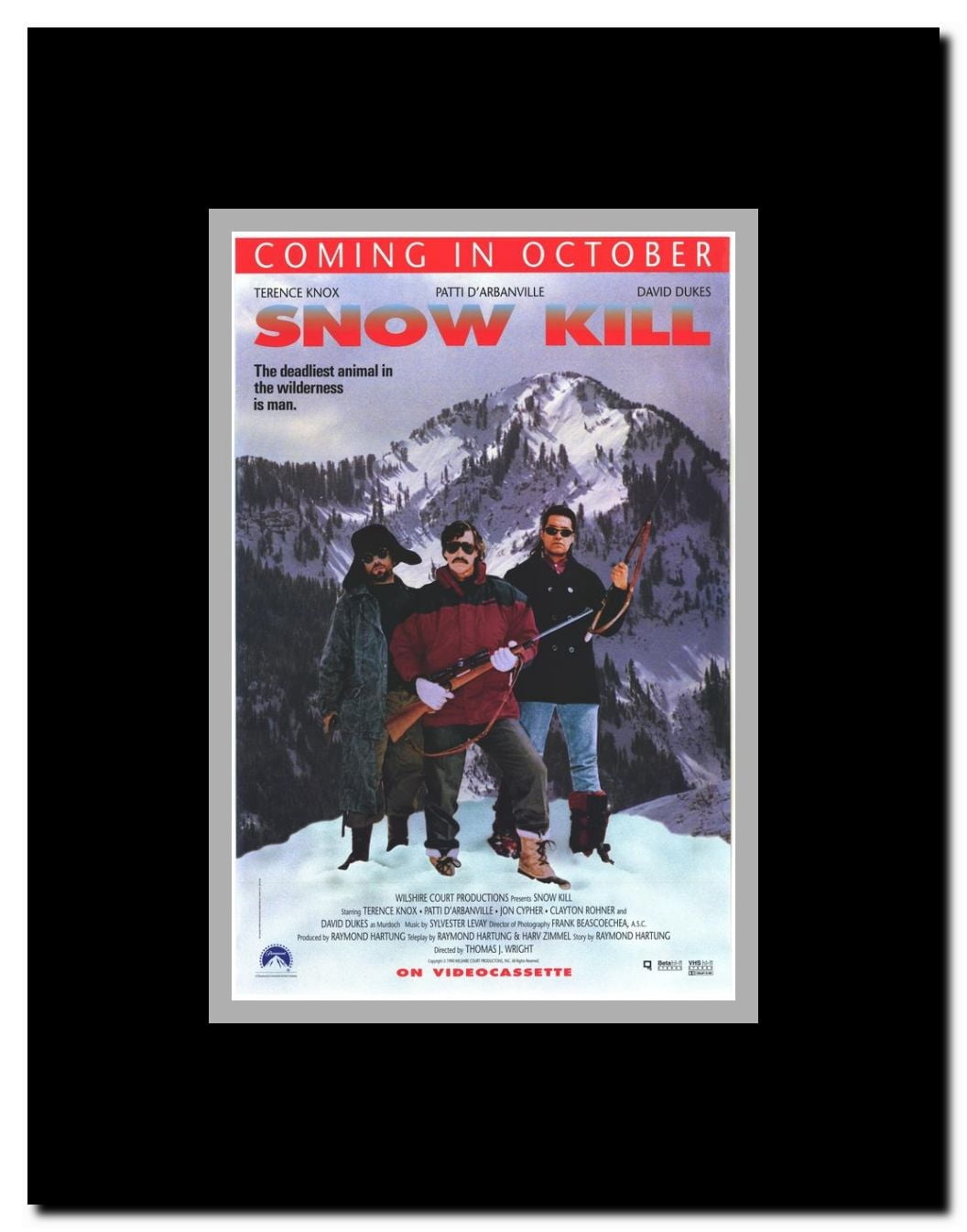 Snow Kill Framed Movie Poster