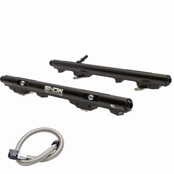Snow LS3 Intake w/LS3 Injectors (34mm) Factory Fit Billet Fuel Rail Kit - SNF-33343F