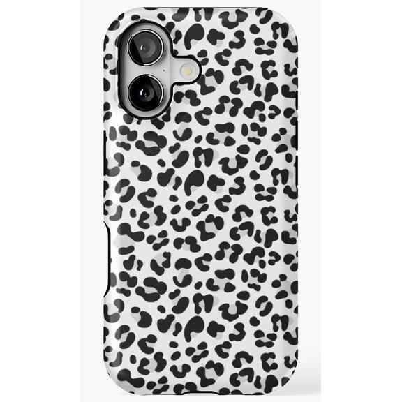Snow Leopard Animal Pattern Phone Case for iPhone 11 12 13 14 15 16 17 Pro Max