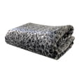 thumbnail image 1 of Snow Leopard Faux Fur Gray Luxury Throw, 1 of 4