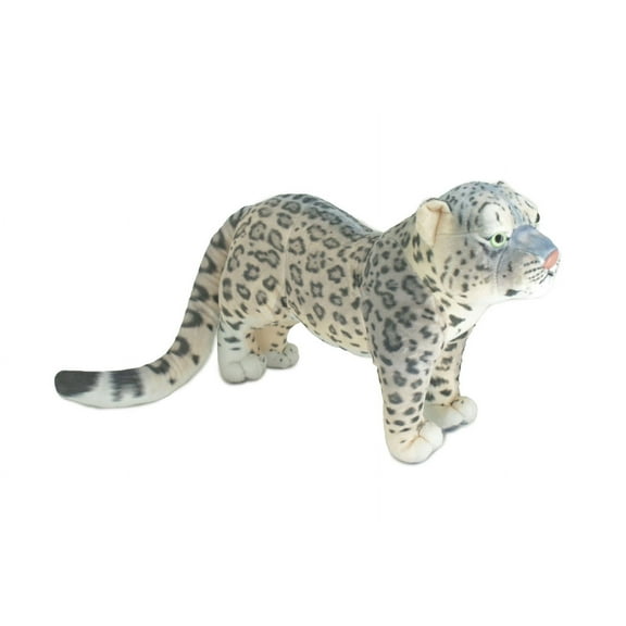 Snow Leopard, Panthera uncia, Mountain Cat, Very Nice Plush, Stuffed Animal, Educational, Toy, Kids, Realistic Figure, Educational, Gift, 24" WR20 BB23