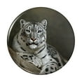 thumbnail image 1 of Snow Leopard on Ledge Pinback Button Pin, 1 of 5