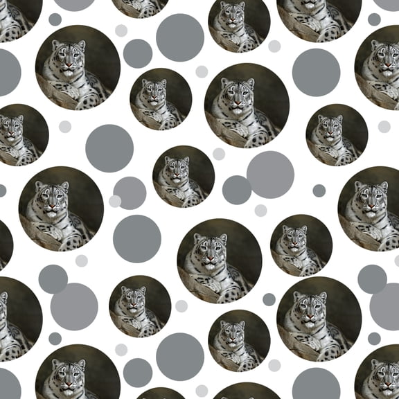 Snow Leopard on Ledge Premium Gift Wrap Wrapping Paper Roll