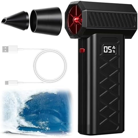 Snow Master Pro LED Turbo Blower, 130,000 RPM Portable Snow Whiz Turbo Blower,Mini Turbo Snow Blower, Blower for car with Dual Mode Design,for Vehicle Snow Removal and Home Cleaning$$Garden & Patio