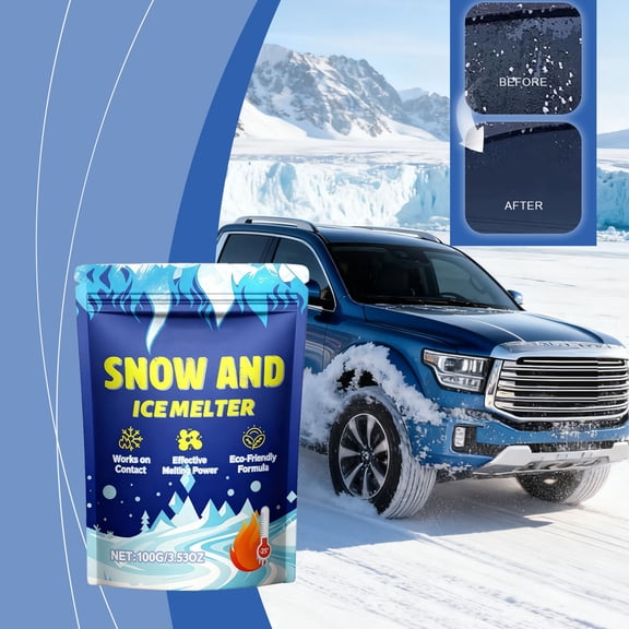Snow Melting And De Icing Agent Instant Dissolving Spray De Icer Ideal For Winter Use On Car Rearview Mirrors and Windshields Snow Removal Products