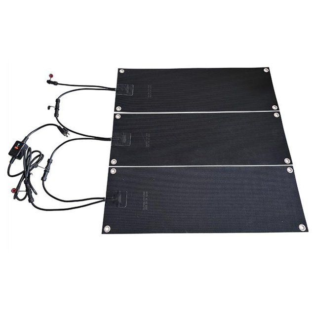 Snow Melting Mat Heated Walkway Mat 10X30In(26X76Cm) Connectable W