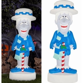 Snow Miser LED Lighted Blow Mold The Miser Brothers Blow Mold Outdoor Christmas Decor