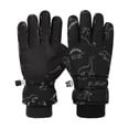 thumbnail image 1 of Snow Mittens Kids Thermal Warm Waterproof Kids Gloves Cold Weather Ski Gloves for Ages 11-15 Years Boys Girls, 1 of 2
