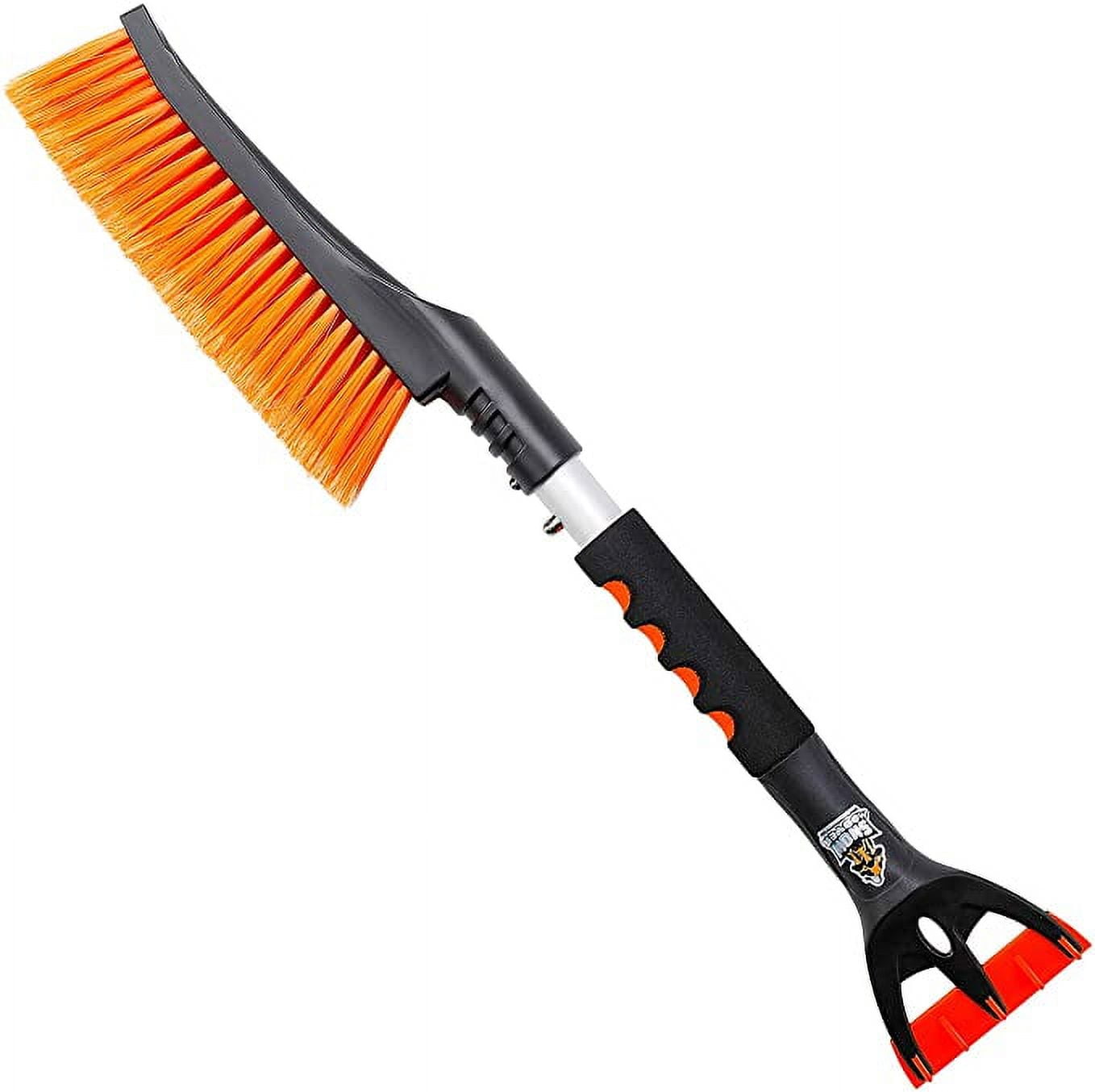 Snow Moover 24” Compact Snow Brush with Ice Scraper for Car Windshield