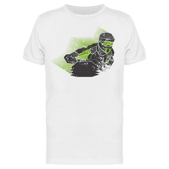 Snow Moto T-Shirt Men -Image by Shutterstock, Male x-Large