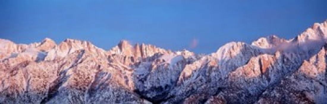 Snow Mt Whitney CA USA Canvas Art - Panoramic Images (18 x 6)