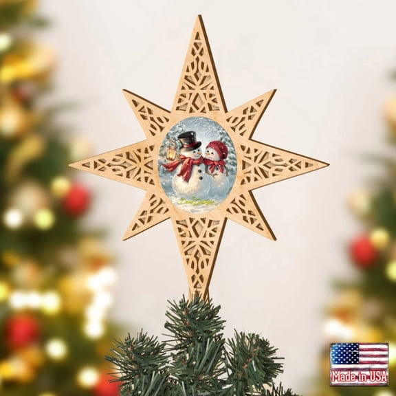 Snow Much In Love Tree Topper by D. Gelsinger | Christmas Dcor - 89486-DG