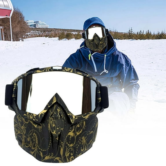 Snow Ninja Mask, Snow Ninja Mask Goggles, Cold Weather Goggles, Ski Mask with Goggles, Dritnow Outdoor Mask Anti Fog