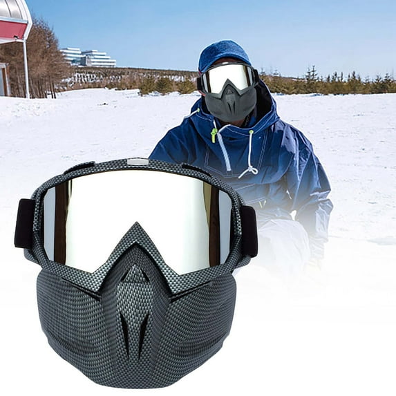 Snow Ninja Mask, Snow Ninja Mask Goggles, Cold Weather Goggles, Ski Mask with Goggles, Dritnow Outdoor Mask Anti Fog