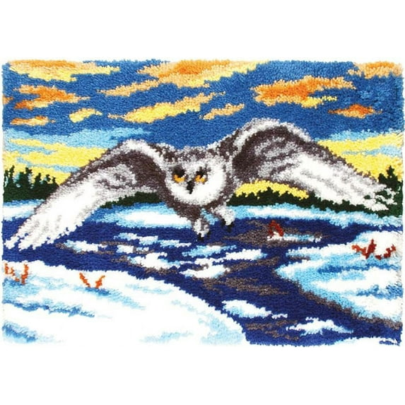Snow Owl | Rug Making Latch Hooking Kit