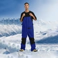 thumbnail image 1 of Snow Pants for Women Waterproof Snowboard Bibs Mens Ski Overalls Snow Pants, Unisex Waterproof Windproof Insulated Warm Outdoor Sport Jumpsuit Pants Blue S, 1 of 9